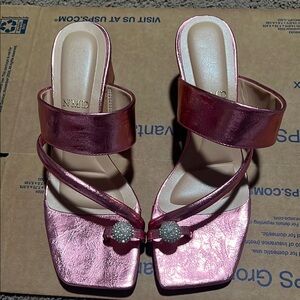 NMD/ Brazil Elegant Pink Women's Heels